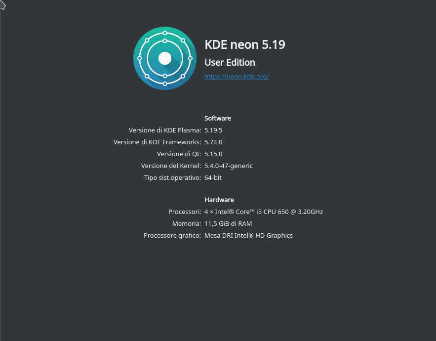 kde plasma 5.19 aggiornare a ubuntu 20.04